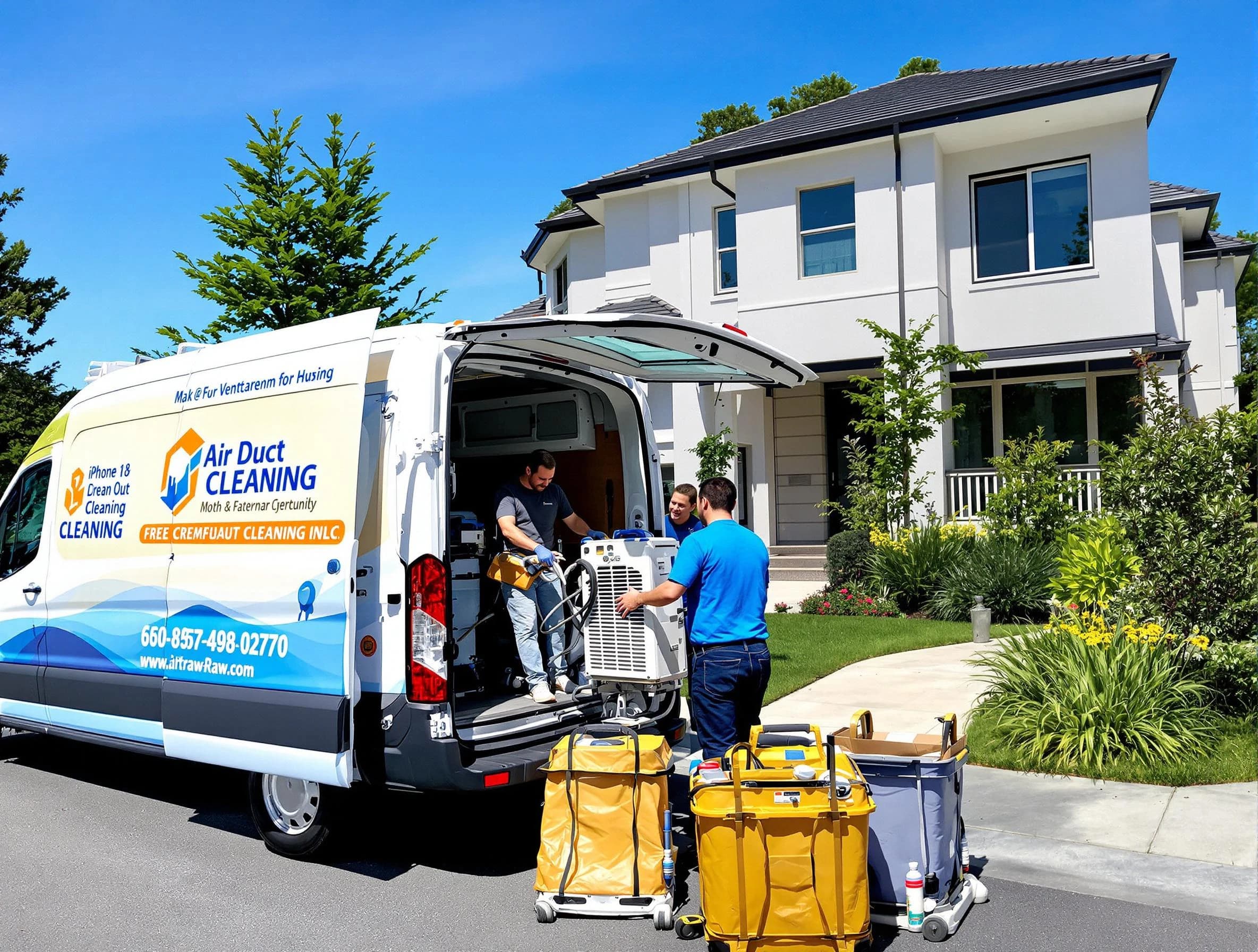 Florence Air Duct Cleaning technician performing professional air duct cleaning in Florence