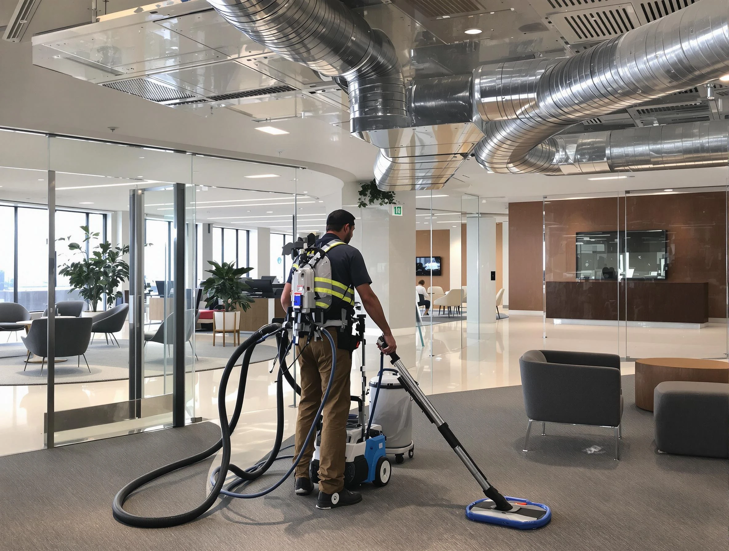 Commercial duct cleaning service by Florence Air Duct Cleaning in Florence