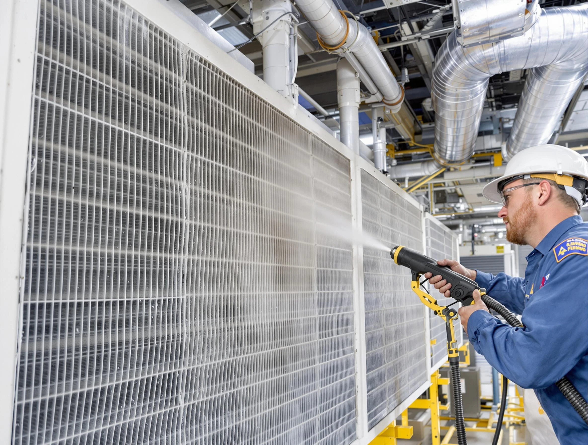 Professional commercial coil cleaning by Florence Air Duct Cleaning in Florence