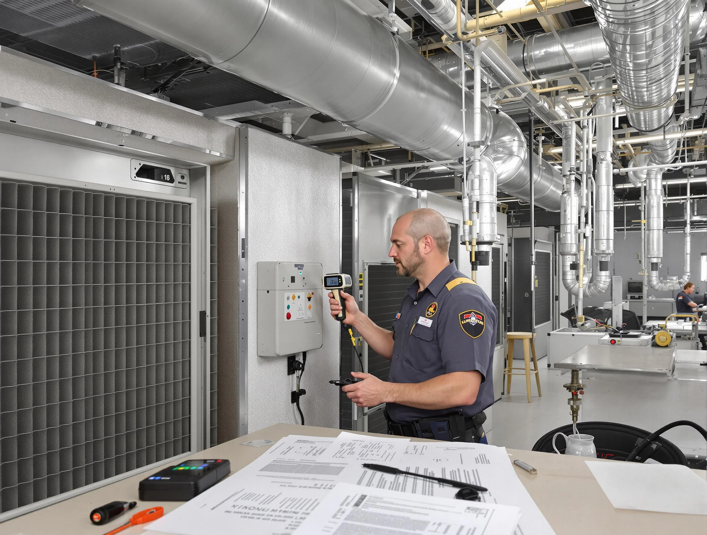 Professional filter system inspection by Florence Air Duct Cleaning in Florence