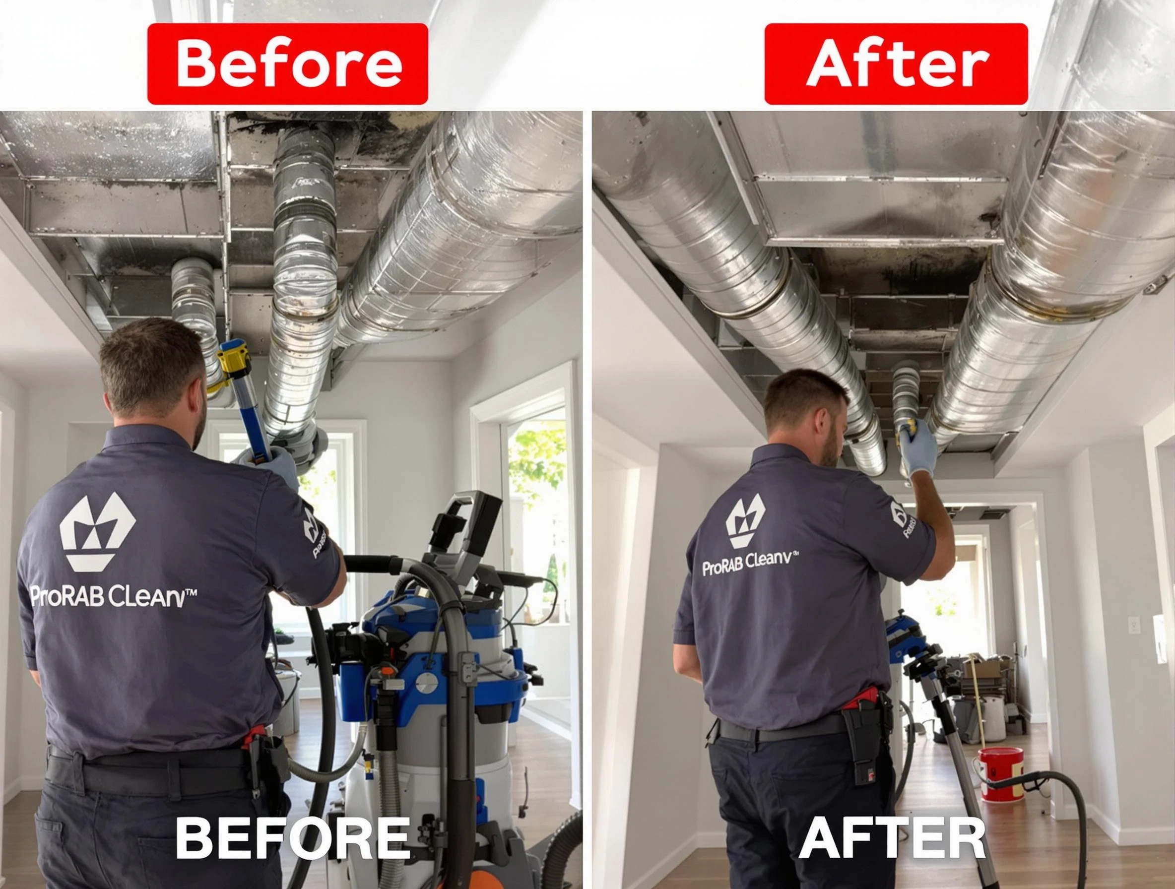 Florence Air Duct Cleaning expert performing thorough residential duct cleaning in a Florence home
